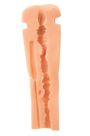 Серебристая мастурбатор-вагина в тубусе с вибрацией Topco Sales Penthouse Marica Hase 1091281