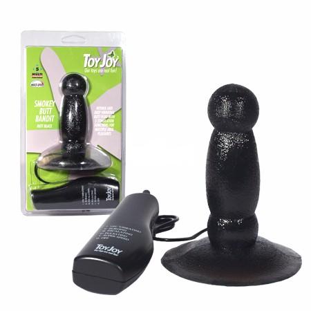 Чёрная анальная пробка Toy Joy SMOKEY BUTT BANDIT 3006009253 (11 см)