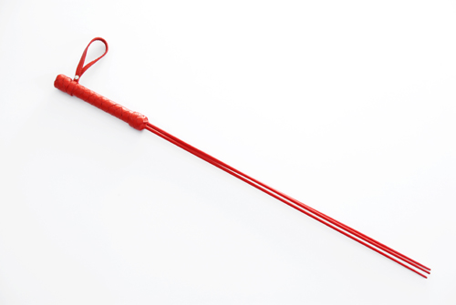 Красный стек с кожаной рукоятью Sitabella 4040-2 (62 см)