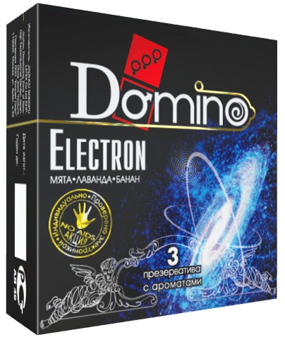 Ароматизированные презервативы Domino Electron №3 (3 шт)