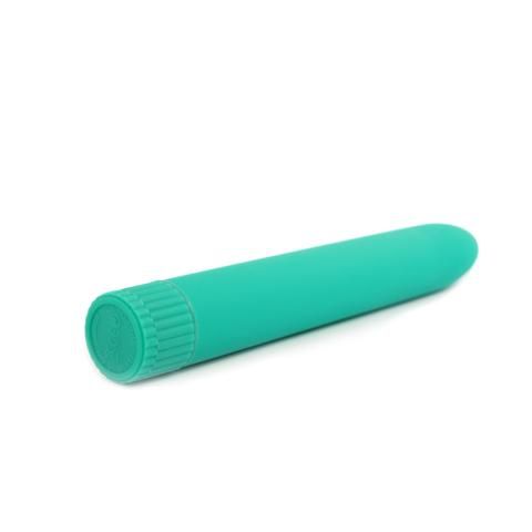 Вибромассажёр цвета мяты Topco Sales Climax Smooth 7 Vibe 1070149 (17,8 см)