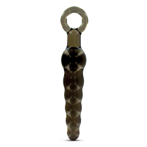 Дымчатый анальный стимулятор-ёлочка Toyz4lovers ANAL DILDO WORM GREY T4L-00700340 (18,5 см)