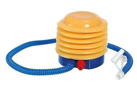 Сине-жёлтый  насос для накачивания любовных кукол Gopaldas HB103 PBG GP