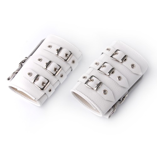 Белые кожаные манжеты Sitabella 3054-3