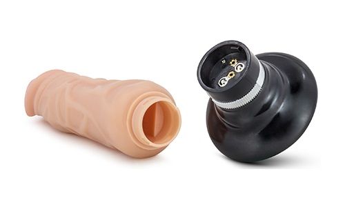 Телесный вибратор-реалистик без мошонки с присоской Blush Novelties X5 Plus Striker BL-56203 (25,4 см)