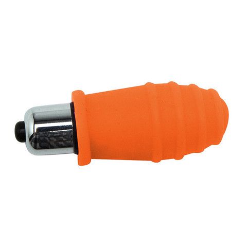 Оранжевая силиконовая вибропуля Topco Sales 1071000