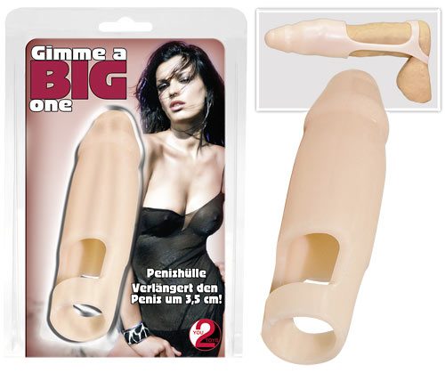 Удлиняющая насадка телесного цвета с подхватом Orion Gimme a Big One 0500780