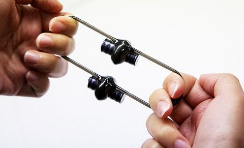 Чёрное эрекционное кольцо с двумя вибраторами Topco Sales TLC All Nighter Dual Wireless Cock Ring1006021