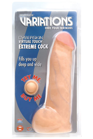 Телесный фаллоимитатор Topco Sales Penthouse VARIATIONS CyberSkin Extreme Cock 1094086 (24 см)
