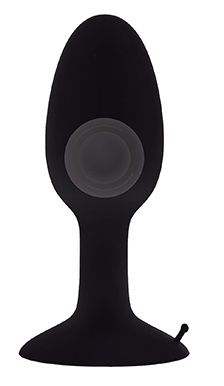 Чёрная анальная пробка с шариком внутри Dream Toys MENZSTUFF ROLL PLAY SMALL 20838 (8 см)