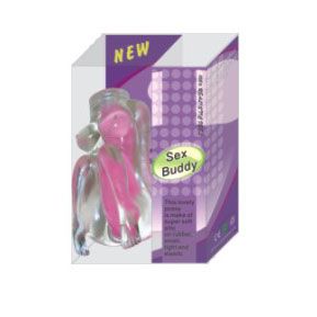 Прозрачный мастурбатор в виде миниатюрной девушки Baile BM-009006NM