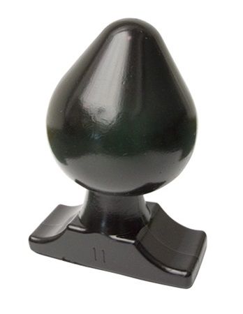 Чёрная анальная пробка Mister B All Black Gijs Butt Plug MB775143 (19 см)