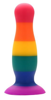Разноцветная анальная пробка Dream Toys COLOURFUL PLUG 21701 (14,5 см)