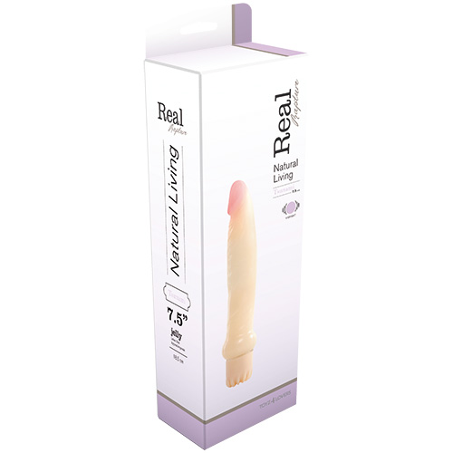 Реалистичный вибратор телесного цвета Toyz4lovers REALISTIC VIBRATOR REAL RAPTURE TSUNAMI JELLY T4L-00903108 (18,5 см)