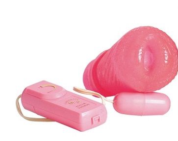 Розовая вагина-девственница с вибрацией и выносным пультом Seven Creations A VIRGIN LITTLE MISS KITTY 8863-NBXSC