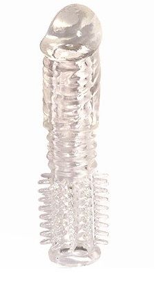 Прозрачная насадка на пенис Seven Creations Penis Silicone Sleeve 2K118CL