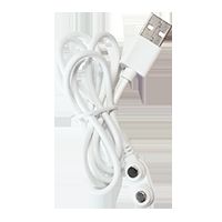 Розовый клиторальный стимулятор с 5 заменяемыми насадками Adrien Lastic Caress 11091