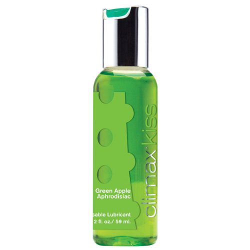 Лубрикант с ароматом «Зелёного яблока» Topco Sales Climax Kiss 1030269 (59 мл)