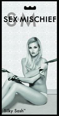 Чёрная лента для связывания Silky Sash Restraint - 122 см. Sportsheets и Sex Mischief SS32630