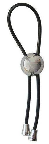 Черное эрекционное кольцо-лассо Bior toys EE-10179-1