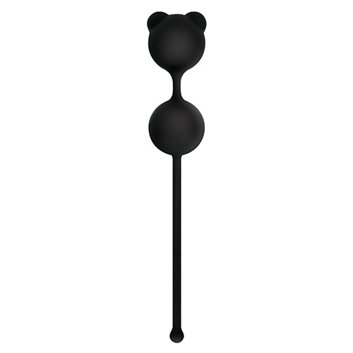 Чёрные вагинальные шарики Toyz4lovers PUSSYNUT DOUBLE SILICONE T4L-00801776
