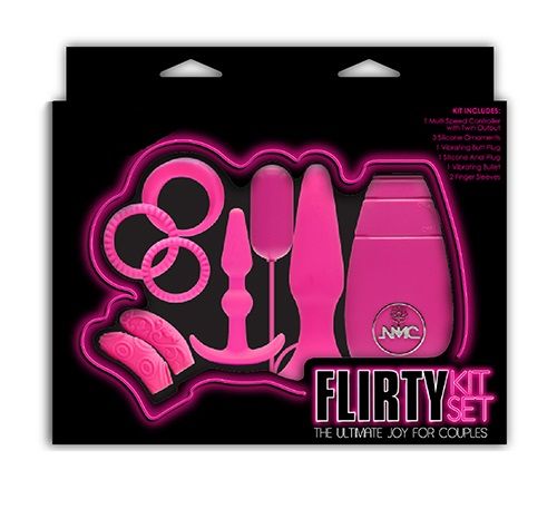 Розовый вибронабор NMC FLIRTY KIT SET 140052