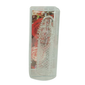 Прозрачная удлиняющая насадка с точками Baile BI-010045V-0702 (14 см)