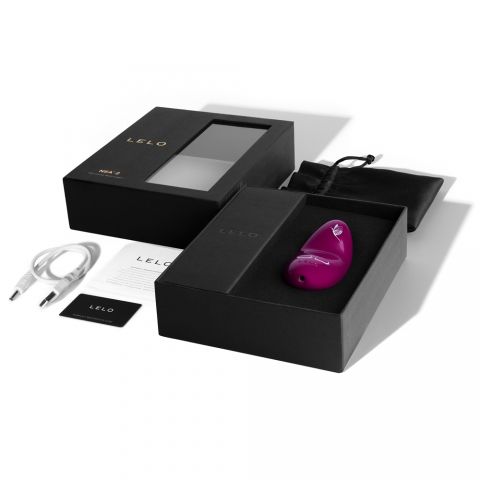 Лиловый клиторальный вибромассажёр Lelo Nea 2 Deep Rose LEL2838