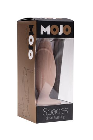 Анальная пробка телесного цвета на присоске Seven Creations MOJO SPADES SMALL F0023Y4MPGAC (8,5 см)