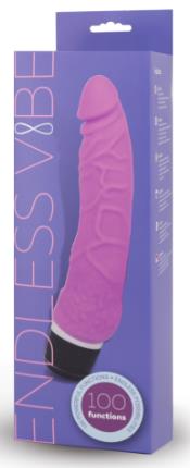 Розовый вибромассажёр с венками Gopaldas Endless Vibe B0182R2SPGAC (20 см)