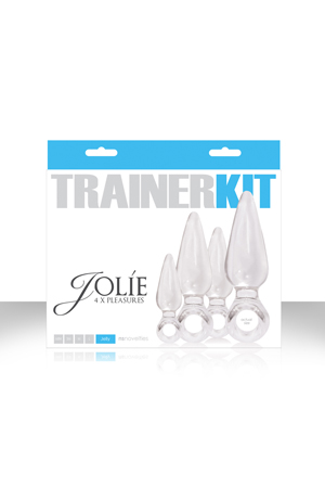 Набор из 4 прозрачных анальных пробок NS Novelties Jolie Trainer Kit NSN-0501-00