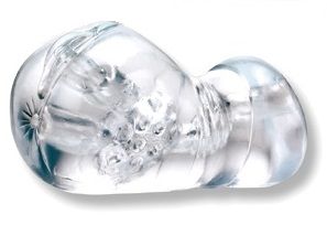 Прозрачный мастурбатор с двумя входами — вагиной и анусом NMC 150174