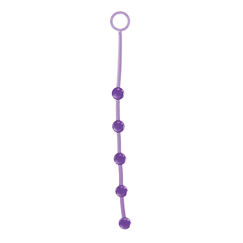 Фиолетовая анальная цепочка с 5 шариками Toyz4lovers JAMMY JELLY ANAL 5 BEADS VIOLET T4L-00700723 (38 см)