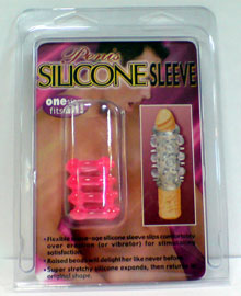 Розовая силиконовая насадка на фаллос Gopaldas 2K639-1CPR BCD GP