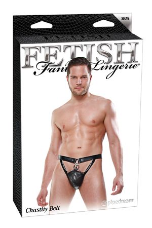 Чёрные мужские трусы с замочками Pipedream PD4747 (размер XXL-XXXL)