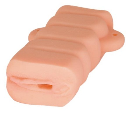 Мягкий мастурбатор-вагина телесного цвета ToyFa 963005