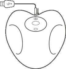 Стильный фиолетовый вибромассажёр Rocks-Off Heart Throp 3000012673
