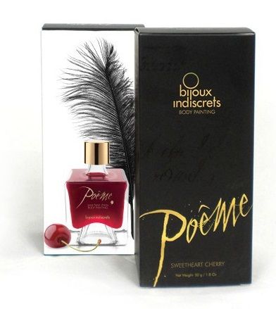 Краска для тела с ароматом вишни Bijoux Indiscrets SWEETHEART CHERRY  0142
