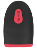 Чёрно-красный вибромастурбатор с нагревом Yuanse Small Mood G-0008-1