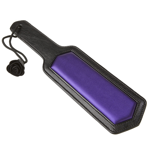 Чёрно-фиолетовый спанкер Doc Johnson Black Rose 2301-17-BX (33 см)