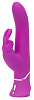 Лиловый вибратор Happy Rabbit Curve Thrusting Rechargeable Rabbit Vibrator 79369 (24,1 см)