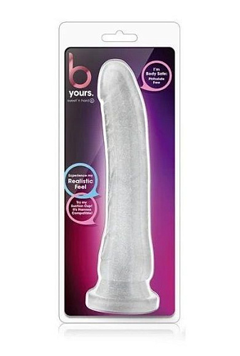 Прозрачный фаллоимитатор на присоске Blush Novelties Sweet n Hard 6 BL-12059 (21,6 см)