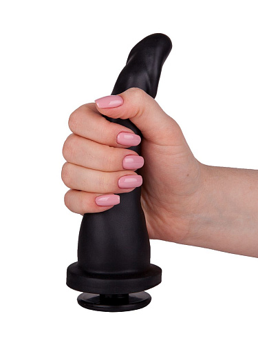 Насадка для трусиков Harness чёрного цвета LOVETOY (А-Полимер) Alien 130304 (17,5 см)