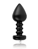 Алюминиевая чёрная анальная пробка Pipedream Luv Plug PD4451-23 (10,1 см)