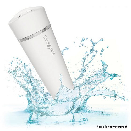 Белая вибропуля с чехлом для УФ-очистки California Exotic Novelties My Pod SE-0036-05-3 (9 см)