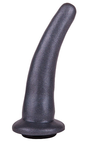 Чёрная анальная насадка LOVETOY (А-Полимер) Smooth 137304 (12,5 см)