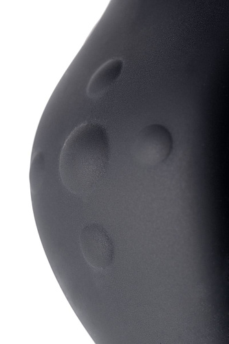 Чёрный изогнутый вибростимулятор простаты Erotist 541310