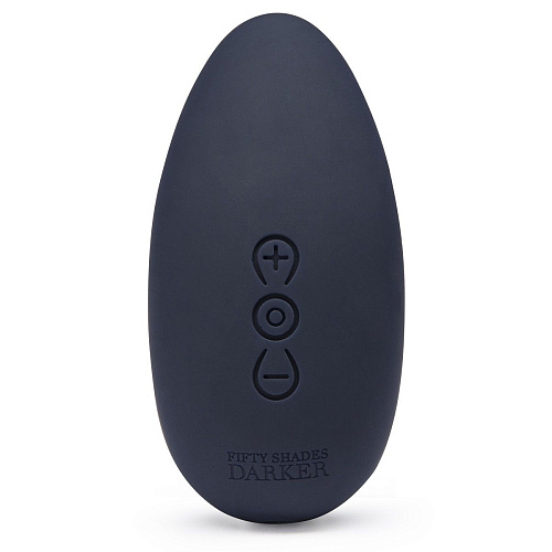 Тёмно-синий клиторальный стимулятор Fifty Shades of Grey DARKER DELICIOUS TINGLES CLITORAL VIBRATOR FS-63945