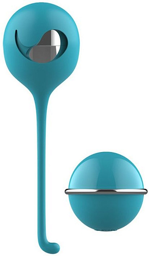 Бирюзовое виброяйцо с пультом управления ML Creation Remote Cherry ML-RC-S-GB