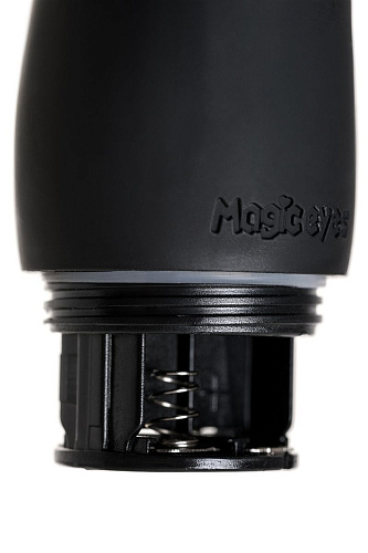 Чёрный вибромассажёр Magic Eyes LaFree DENMA ME-10